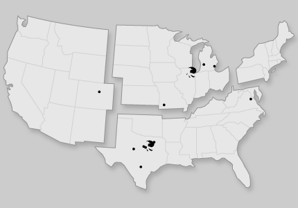 Whyte Raven Locations // Client Locations